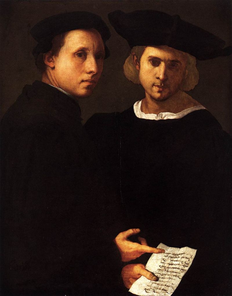 Portrait of Two Friends - Art in Bulk